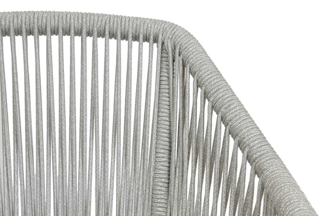 Miami Dining Chair in Dupione Celeste w/ Self Welt