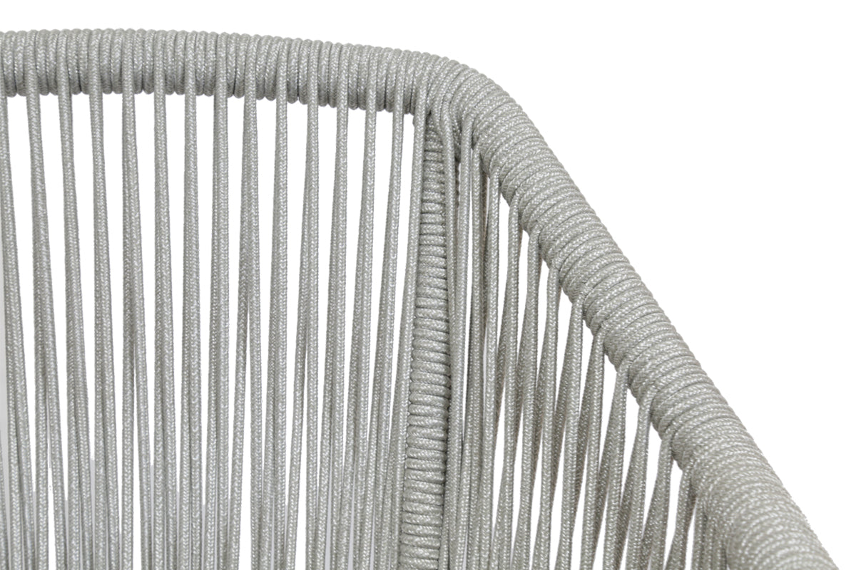 Miami Dining Chair in Dupione Celeste w/ Self Welt