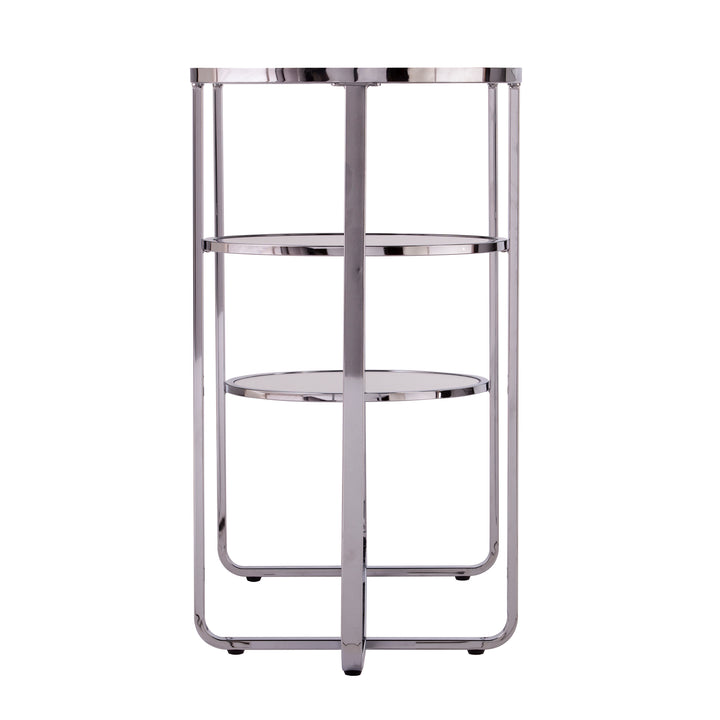 American Home Furniture | SEI Furniture - Maxina Mirrored Console Table w/ Storage