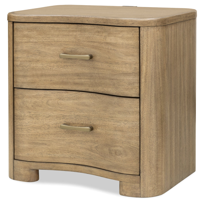 Leeza Brown Drawer Nightstand - BP432-140