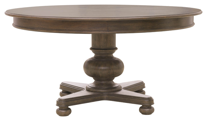 Saddle Creek Timber Brown Round Dining Table - P412-DR-K1