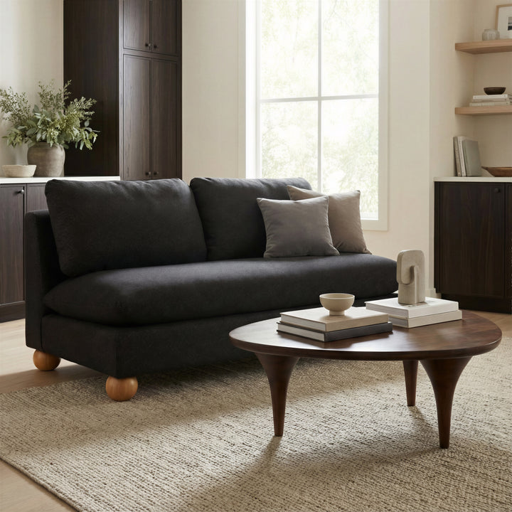 Minze Loveseat Black