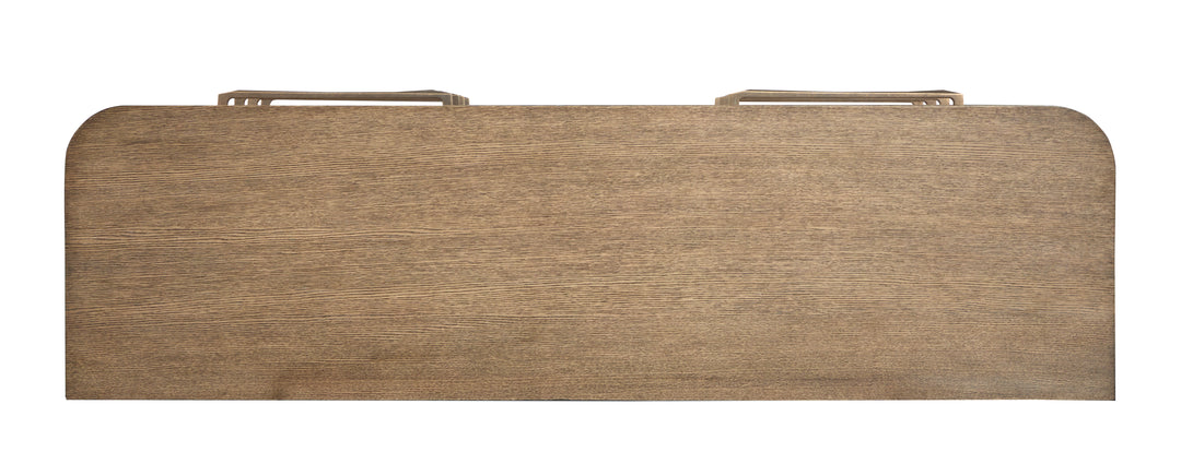 Thorne Amber Brown Double Drawer Dresser With Portrait Mirror - B6593-2242