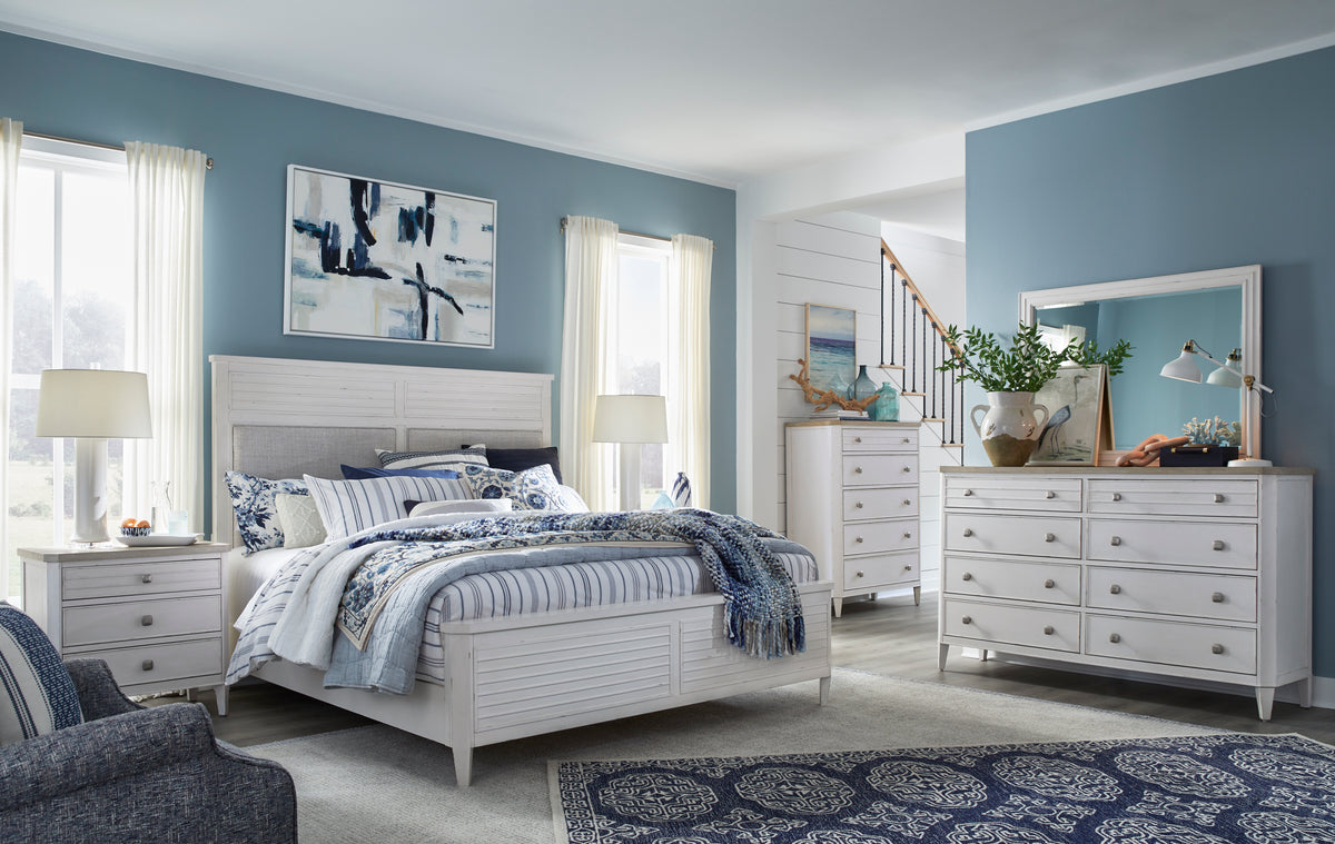 Echo Isles Sea Pearl And Driftwood Drawer Nightstand - B6310-01