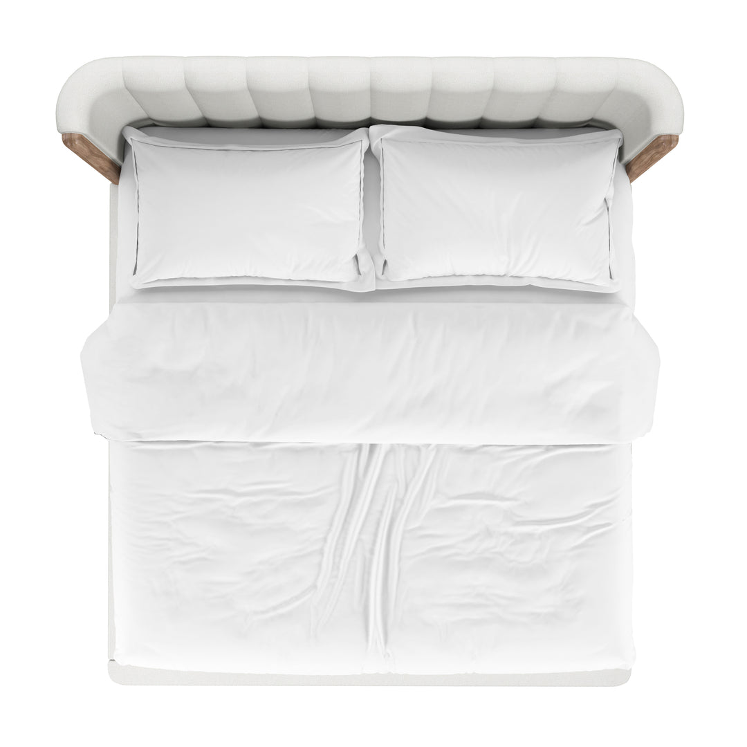 Portico-6/6 Upholstered Shelter Bed