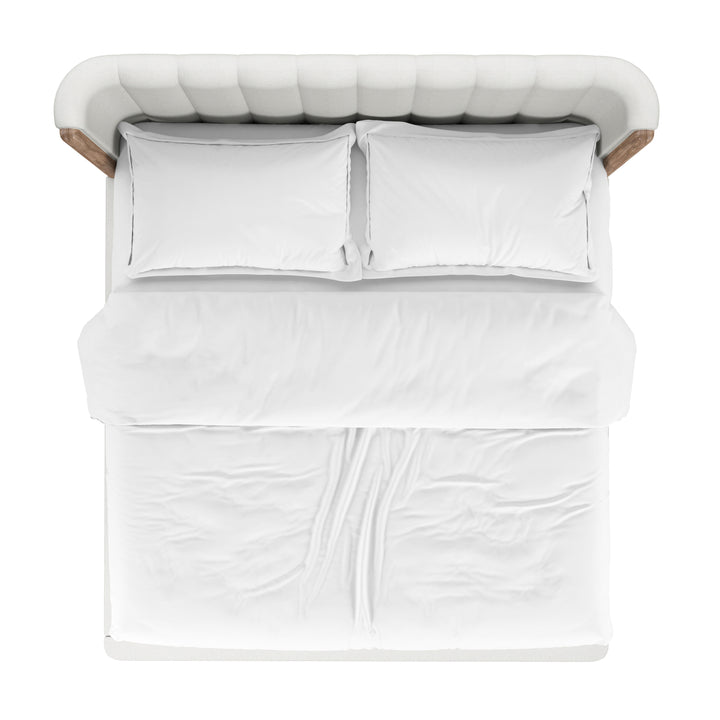 Portico-6/6 Upholstered Shelter Bed