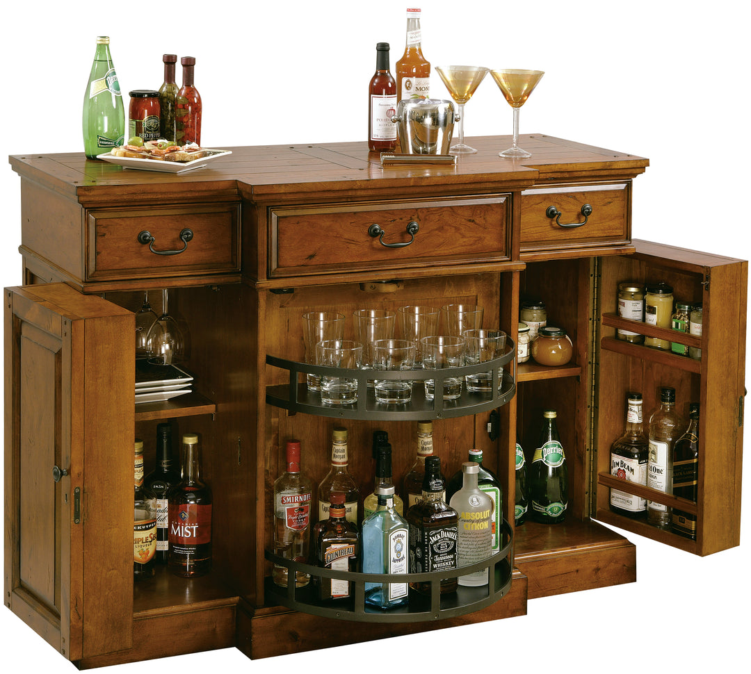 American Home Furniture | Howard Miller - Shiraz Wine Console