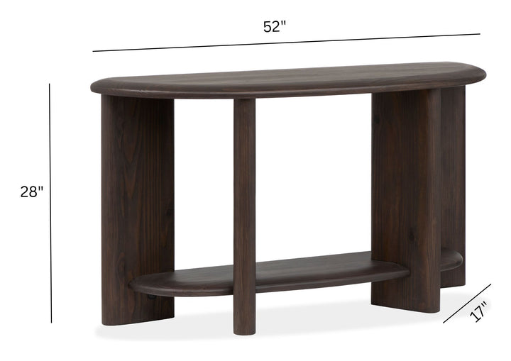 Upton Coffee Bean Shaped Sofa Table - T6541-92
