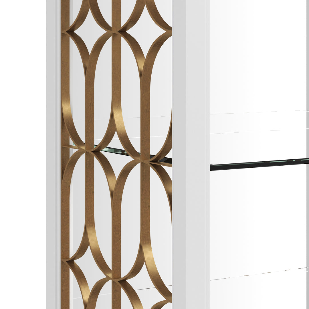 Eave Etagere/Bookcase-Uplifting White