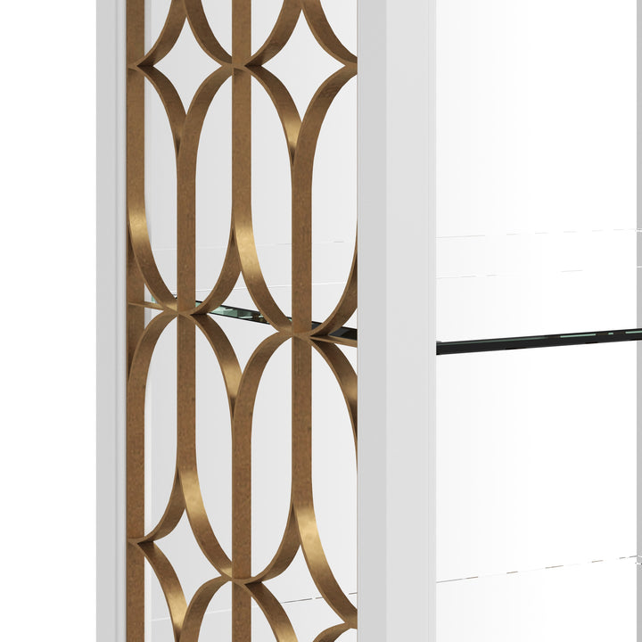 Eave Etagere/Bookcase-Uplifting White