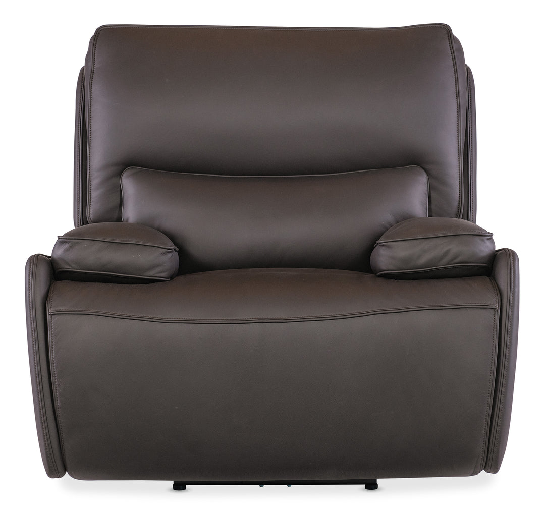 American Home Furniture | Hooker Furniture - Kramer Zero Gravity Power Recliner w/ Power Headrest - Brown