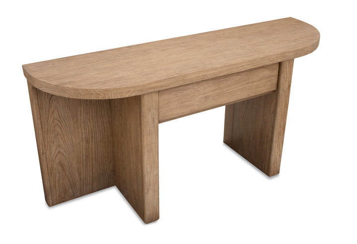 Hayden Golden Oat Demilune Sofa Table - T6348-75