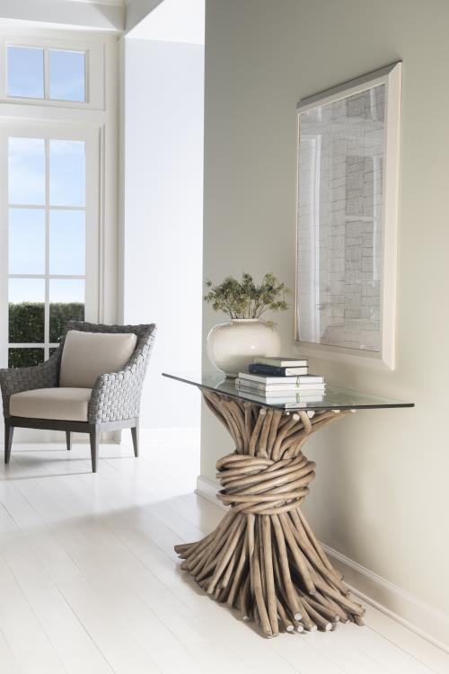 Century - Knot Console Table - CT2119-GR | American Home Furniture