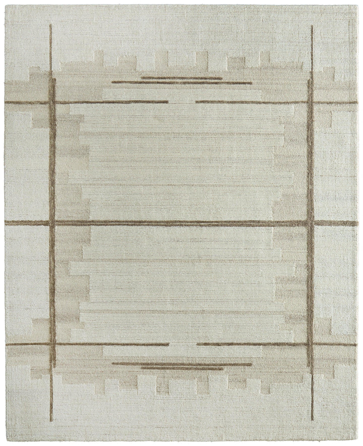 Rectangle/5' x 8'/Beige/Ivory