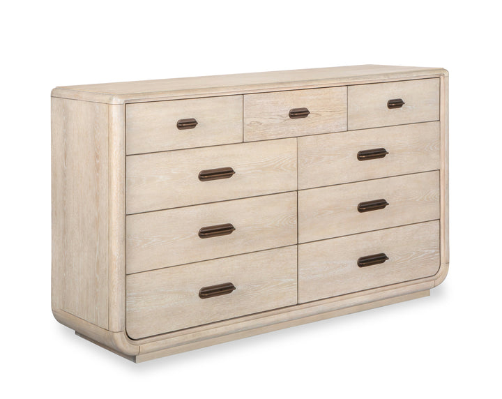 Sunset Cove Sanibel Brown Drawer Dresser With Landscape Mirror - B5783-2140