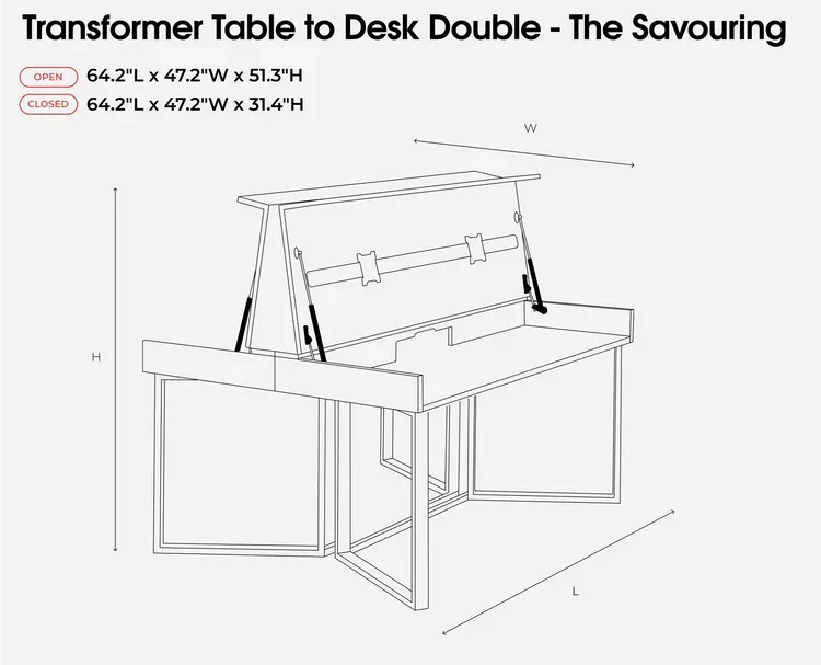 Transformer Table To Desk