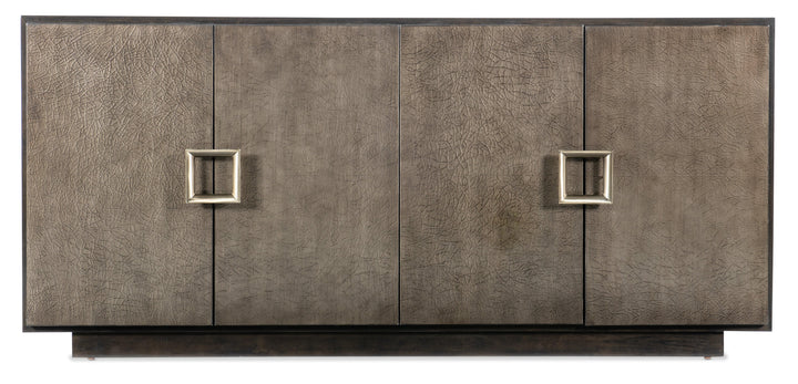 American Home Furniture Hooker Furniture Melange Asher Four Door Entertainment Credenza
