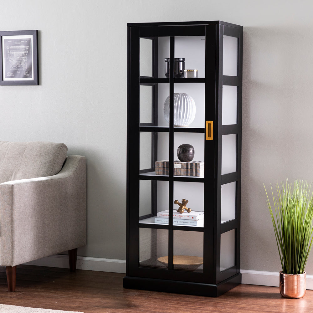 American Home Furniture | SEI Furniture - Burland Tall Curio Cabinet