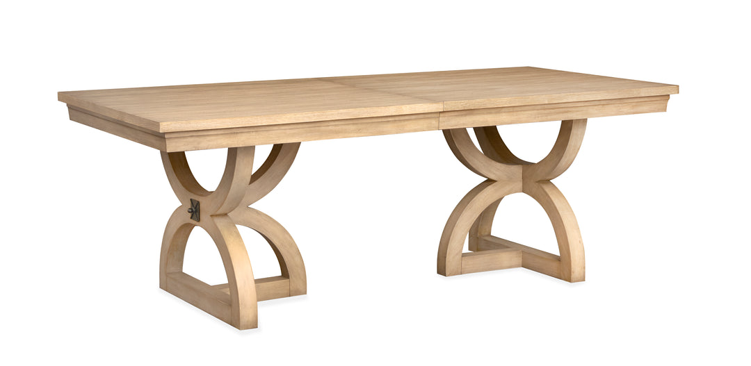 Coventry Honey Maple Extendable Trestle Dining Table - D6480-21