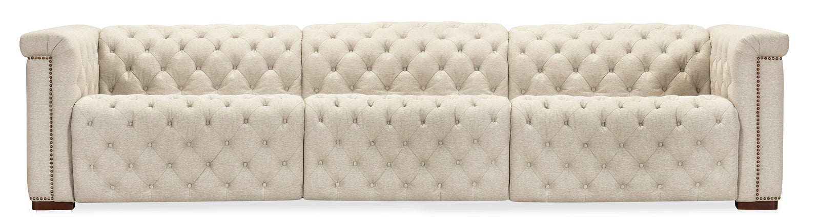 43.00"D x 126.00"W x 28.75"H/Beige