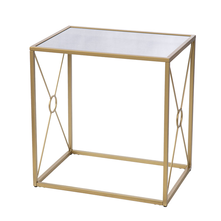 American Home Furniture | SEI Furniture - Larden Mirror-Top End Table