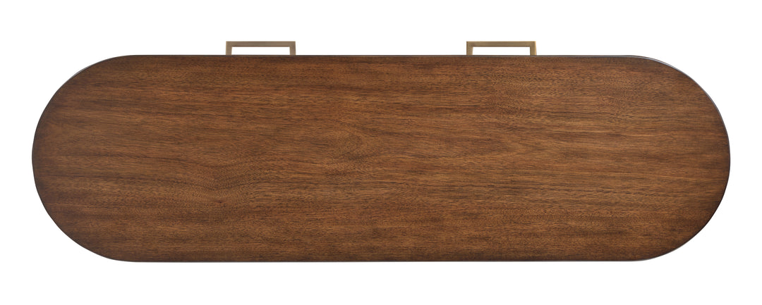 Holloway Toasted Almond Oval Sofa Table - T6501-77
