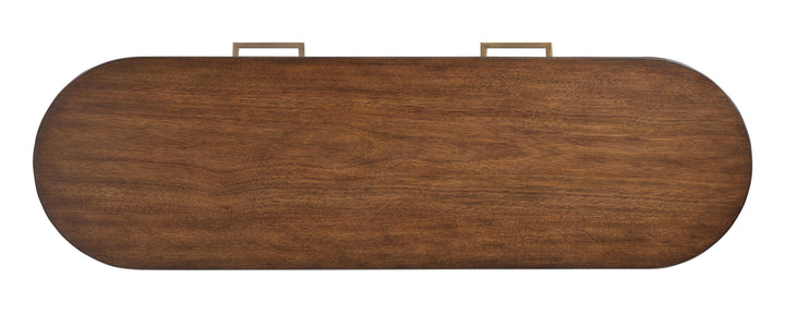 Holloway Toasted Almond Oval Sofa Table - T6501-77