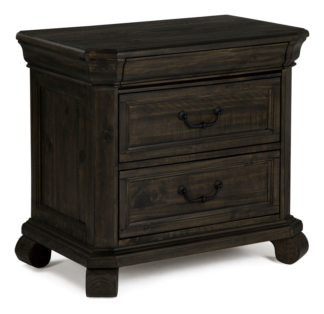 Bellamy Peppercorn Drawer Nightstand - B2491-01