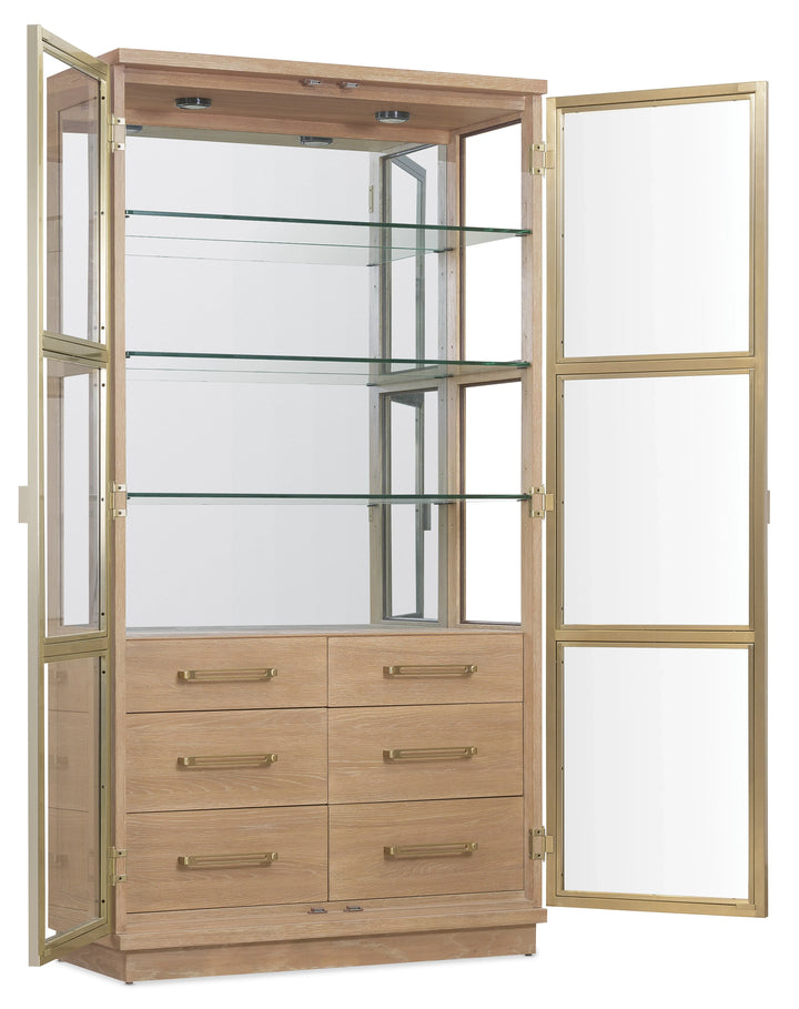 American Home Furniture Hooker Furniture Banyon Bay Display Cabinet