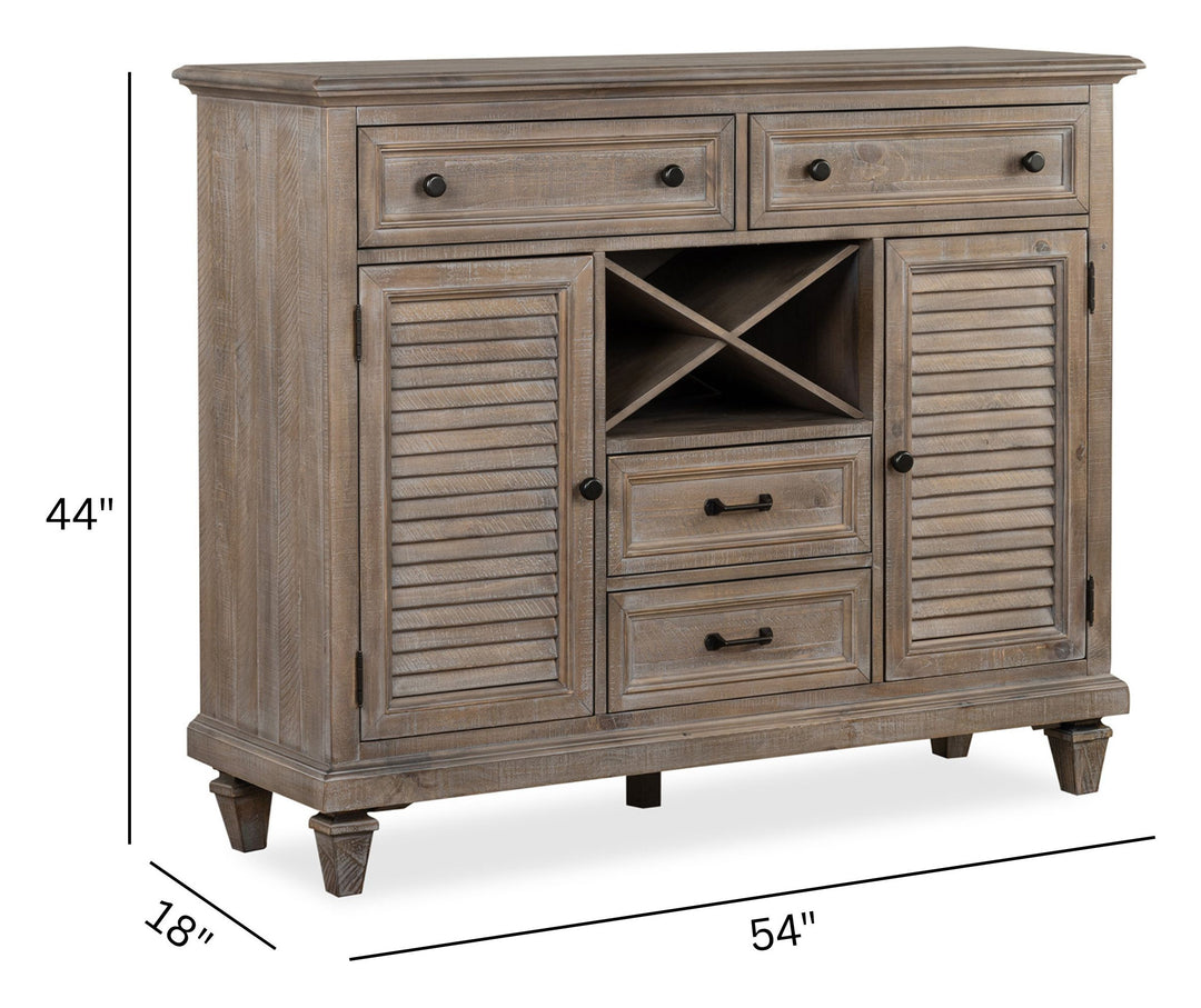 Lancaster Dovetail Grey Server - D4352-15