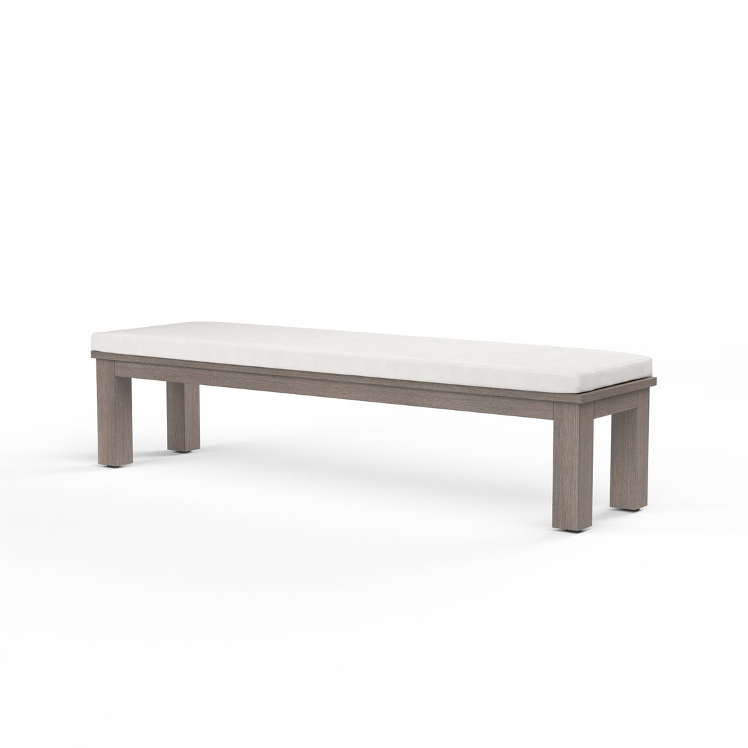 American Home Furniture | Sunset West - Laguna Dining Bench in Canvas Flax, No Welt