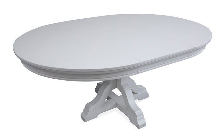 Charleston Harbor Gray Grey Extendable 48" Round Dining Table - D5611-22GY