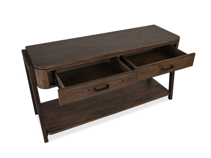 Hallie Milk Chocolate And Dark Chocolate Rectangular Sofa Table - T6355-73