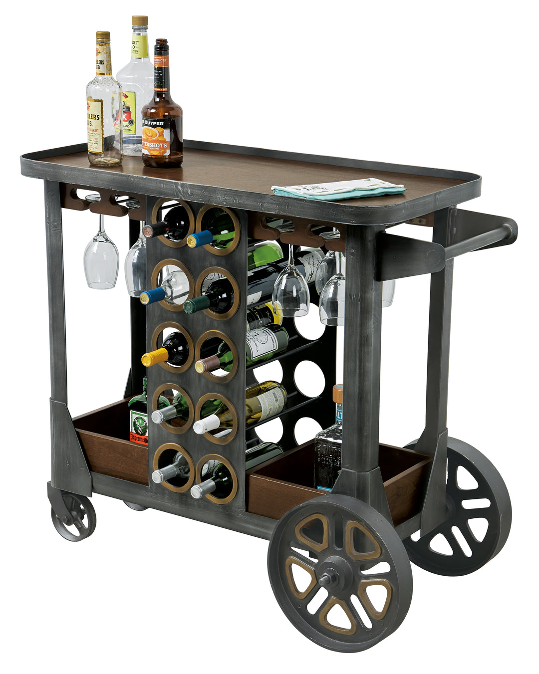 American Home Furniture | Howard Miller - Floyd Wine & Bar Cart