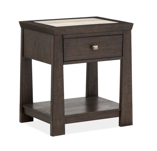 Tauren Coffee Bean Open Nightstand - B6434-05