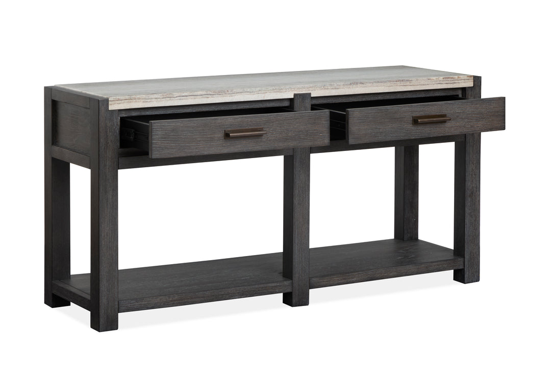 Plum Creek Ravenwood Black Rectangular Sofa Table - T5990-73