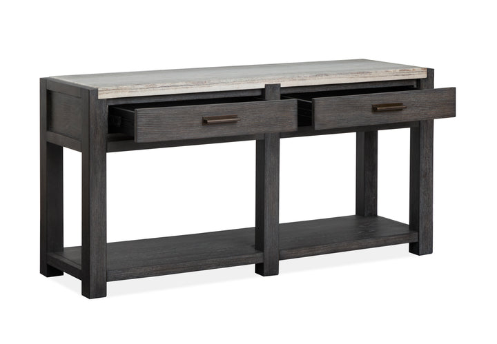 Plum Creek Ravenwood Black Rectangular Sofa Table - T5990-73