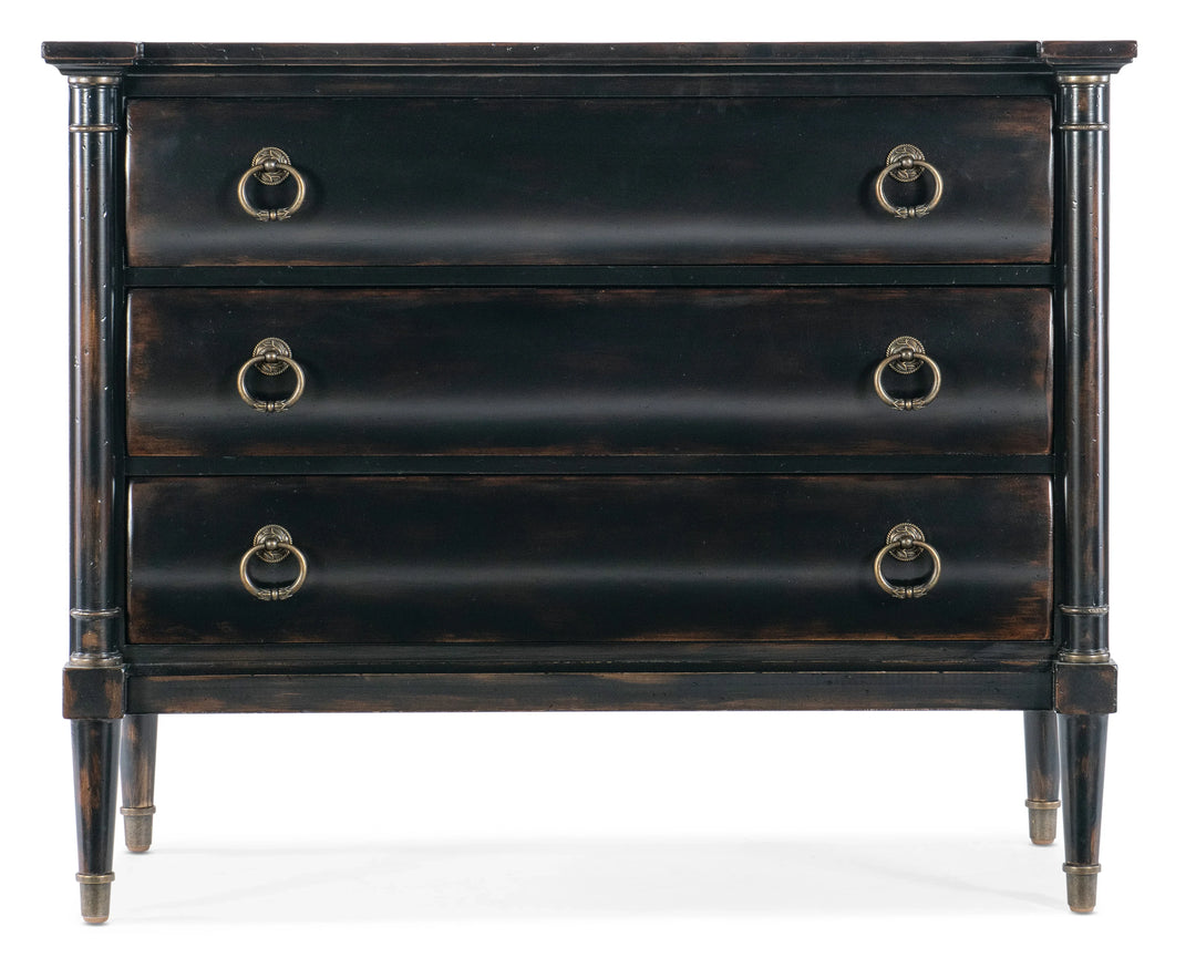 American Home Furniture Hooker Furniture Charleston Three Drawer Chest - Armoire Base