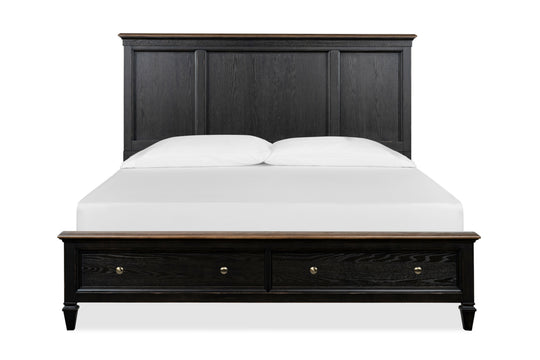 Surrey Brown California King Panel Storage Bed - B6623-74A