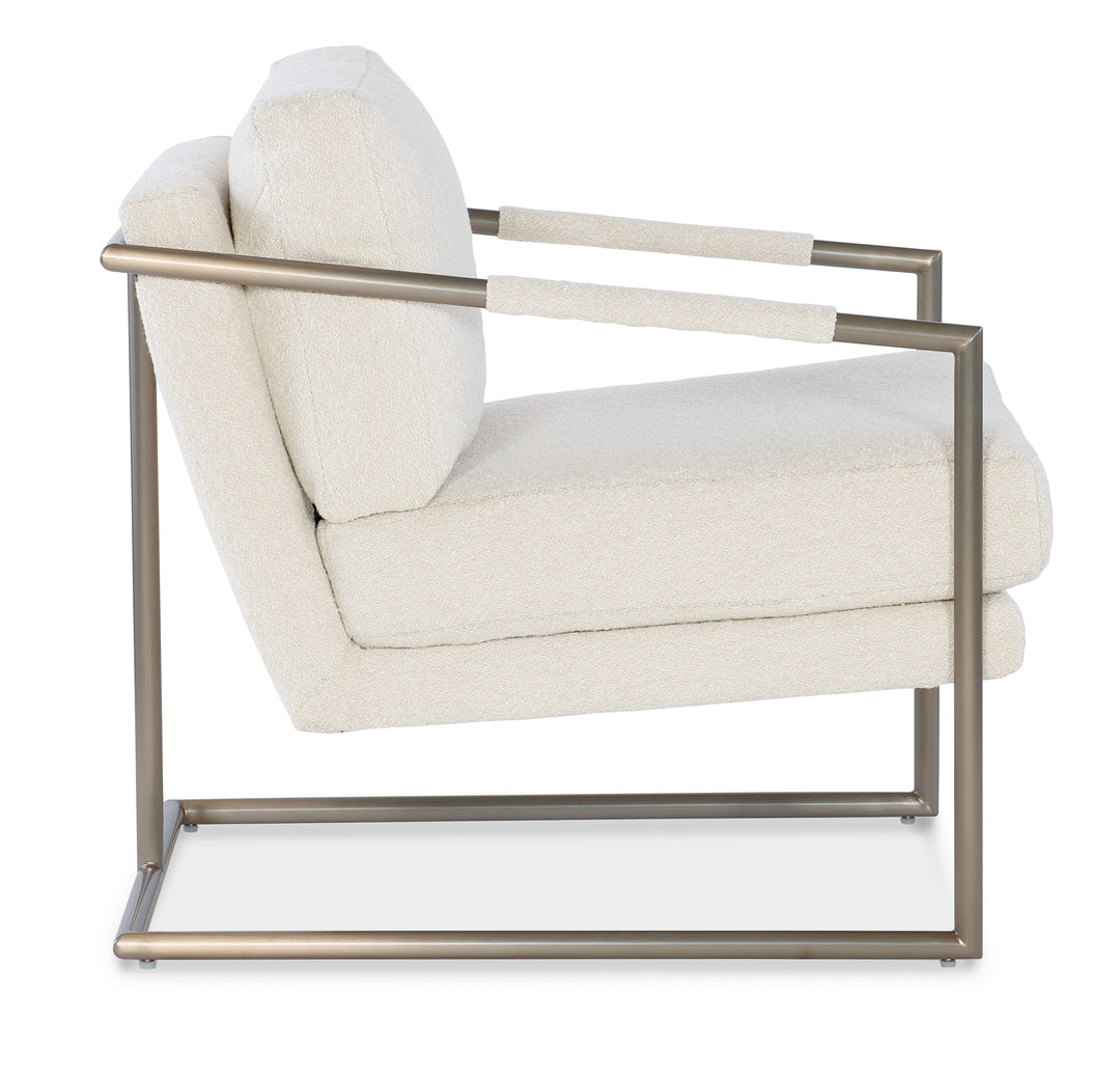 American Home Furniture | Hooker Furniture - Moody Metal Chair - Beige