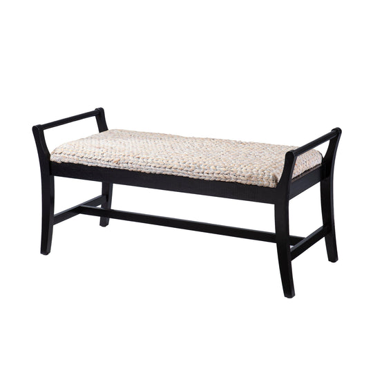 SEI Furniture Kellworth Water Hyacinth Bench BENCHES