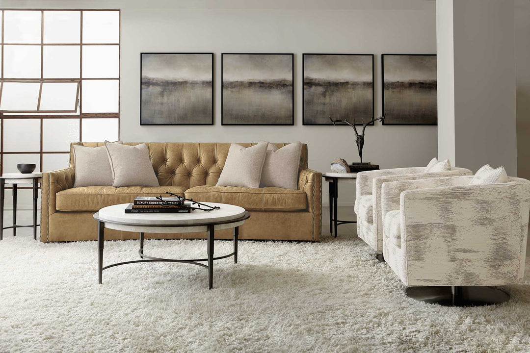 Candace Leather Sofa