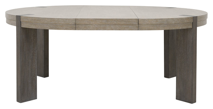 Anderson Park Moose Trail And Frontier Brown Round Dining Table - P402230