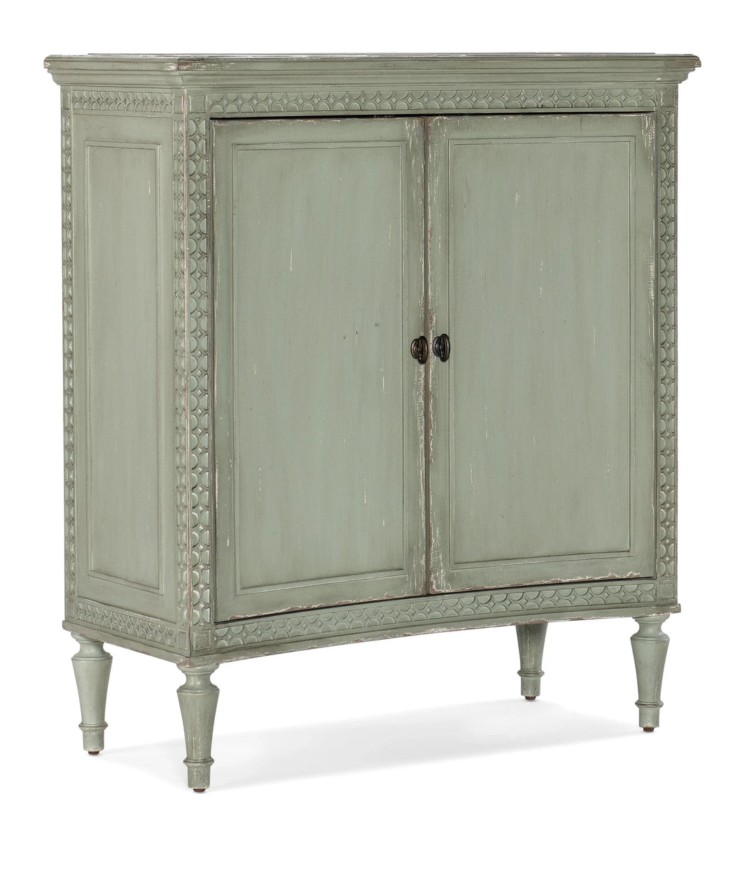 15.00"D x 32.75"W x 38.00"H/Verdigris Green