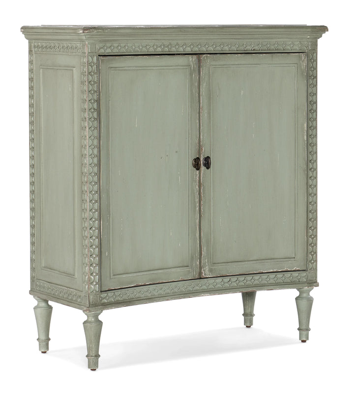 15.00"D x 32.75"W x 38.00"H/Verdigris Green