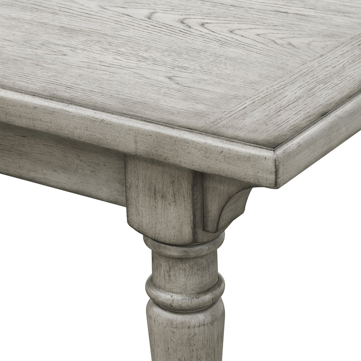 Madison Ridge Bluff Grey Farmhouse Leg Dining Table - P091240
