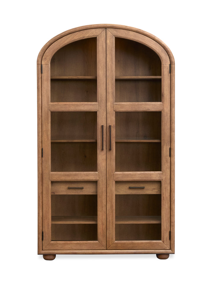 Woodward Dark Clove Display Cabinet - D6521-08