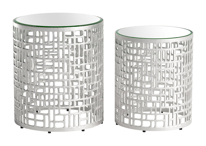 Reden Side Table Set (2-Piece) Silver - 110153