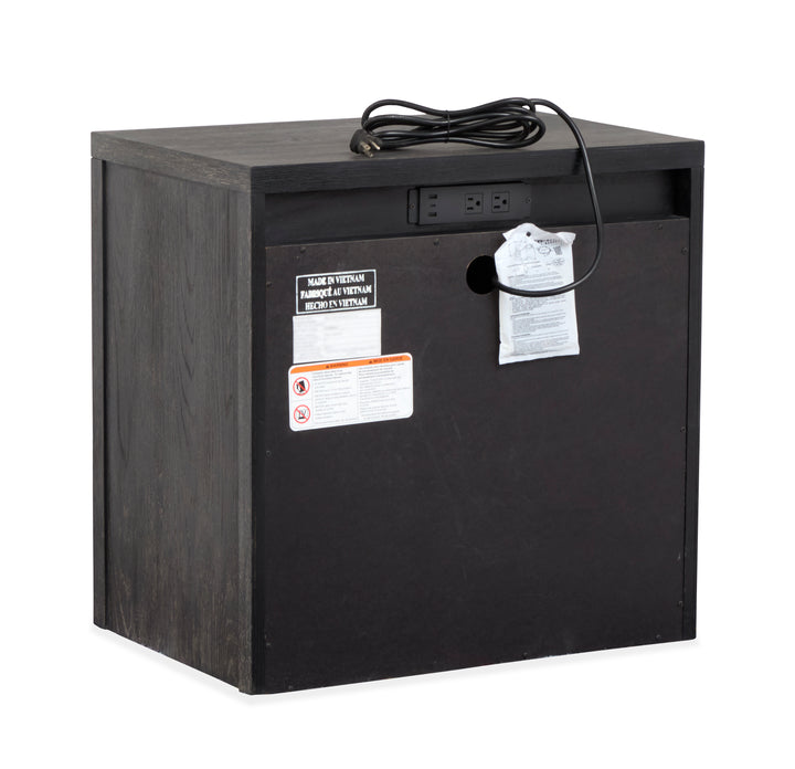 Kinsley Black Heron Drawer Nightstand - B5890-01