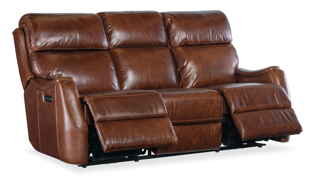 American Home Furniture | Hooker Furniture - Harlan Zero Gravity Power Sofa w/Power Headrest